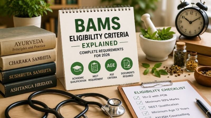 BAMS Eligibility Criteria Explained: Complete Requirements (2026) by Bhavyagyan